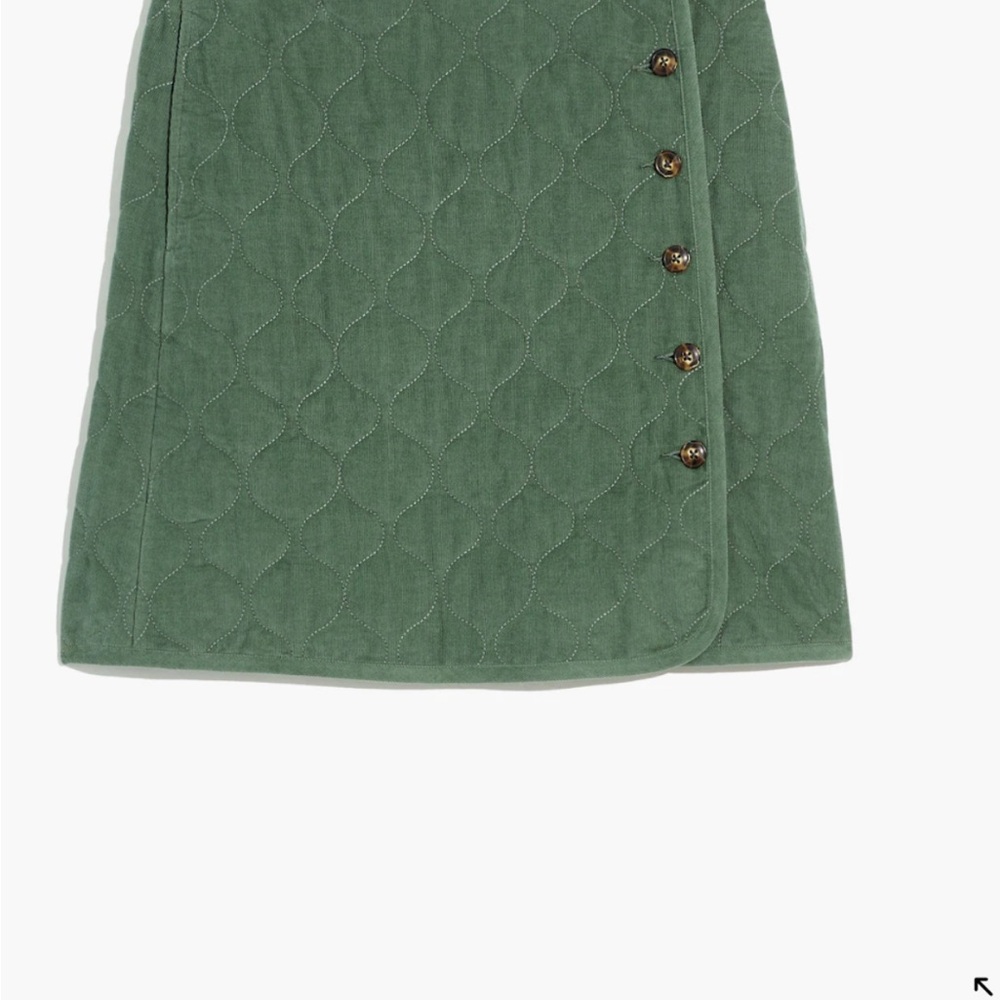 Madewell Corduroy Quilted Mini Skirt-12